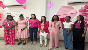 Assistidas do CRAS Itinga I participam de atividade em alusão ao Outubro Rosa em Lauro de Freitas